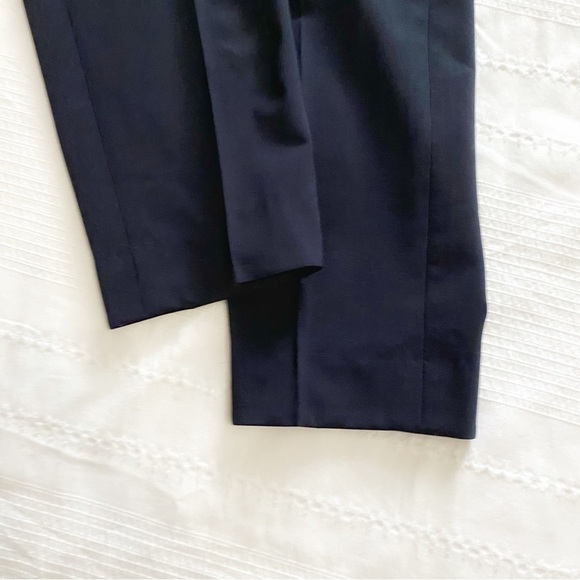 BOSS HUGO BOSS WOMEN'S WOOL BLEND NAVY DIESEL STRASSE DRESS PANTS - 4 - Picture 6 of 9